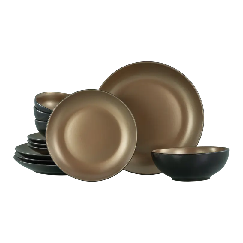 Geschirrset 12-teilig Glamour