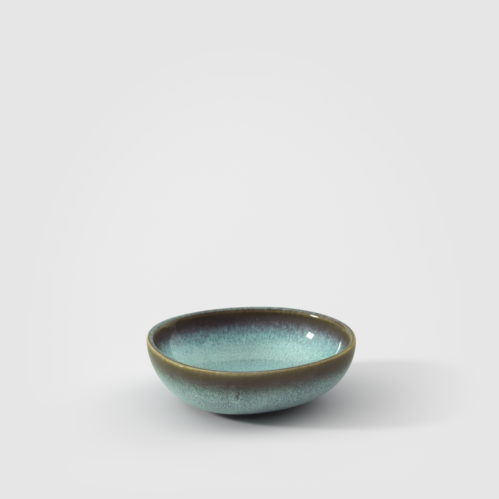 Lave Dipping bowl - Blue, 2.1 oz, stoneware