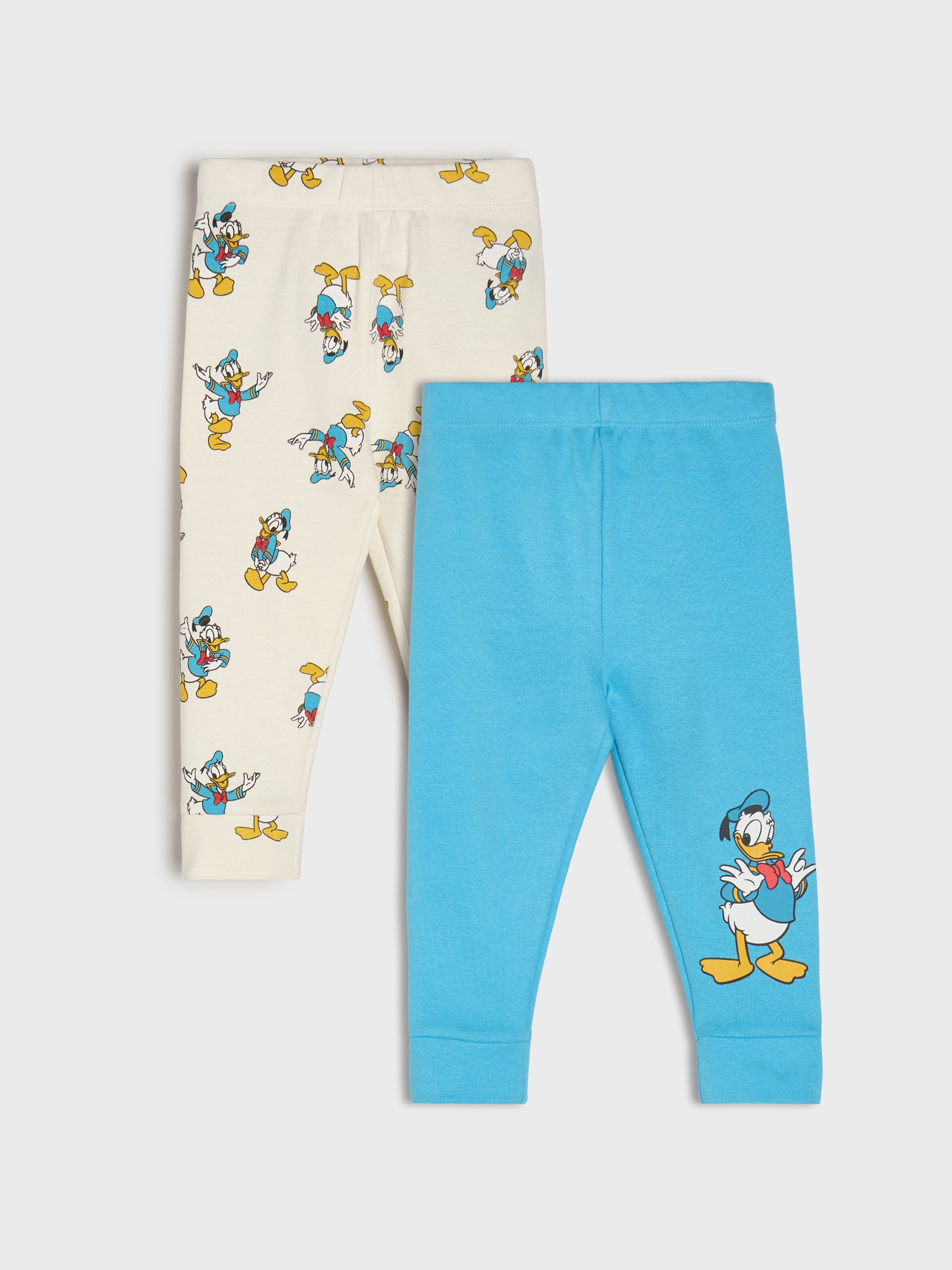 Bawełniane legginsy 2 pack Donald Duck