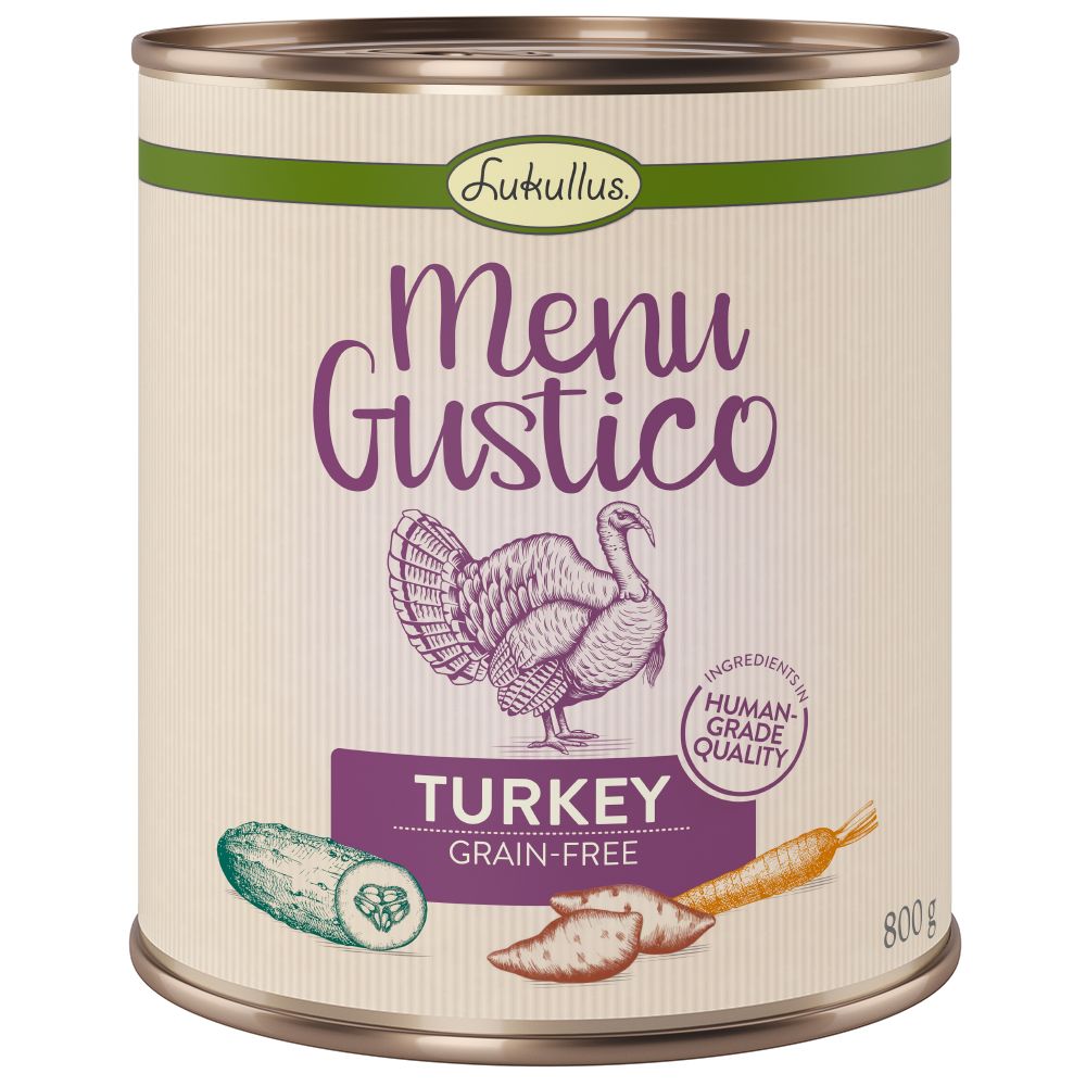 Lukullus Menu Gustico Turkey – Grain-free