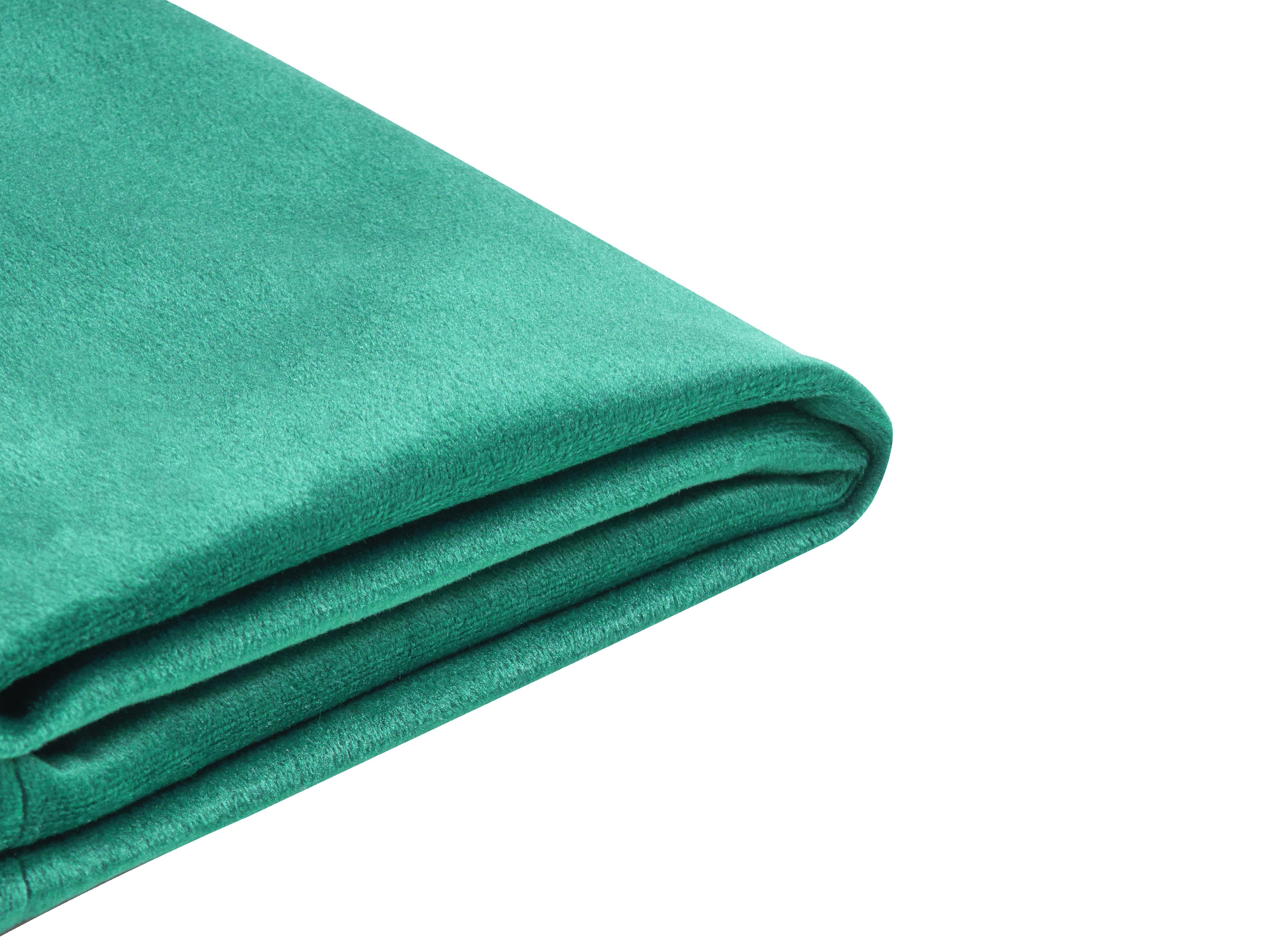 Bed Frame Cover Velvet FITOU 140 x 200 cm Dark Green