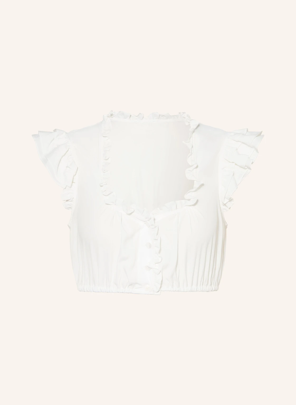 wallmann Dirndlbluse mit Rüschen