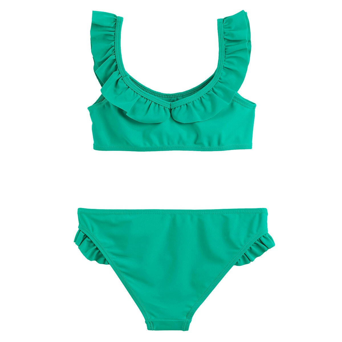 Maillot de bain 2 pièces à volants 3-12 ans