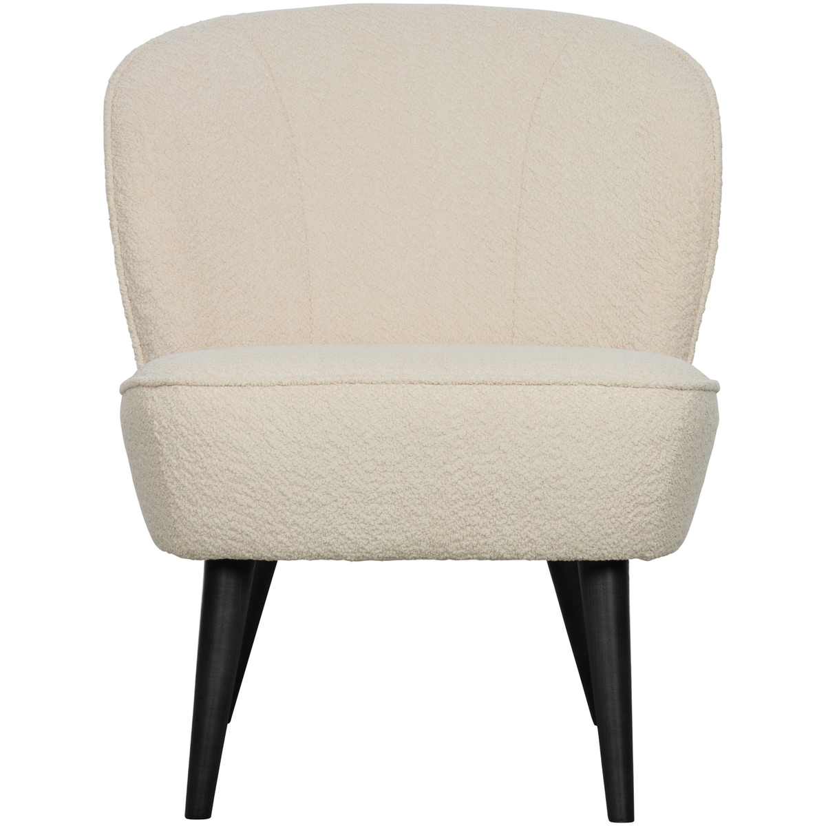WOOOD fauteuil Sara - Boucle - Creme - 71x59x70