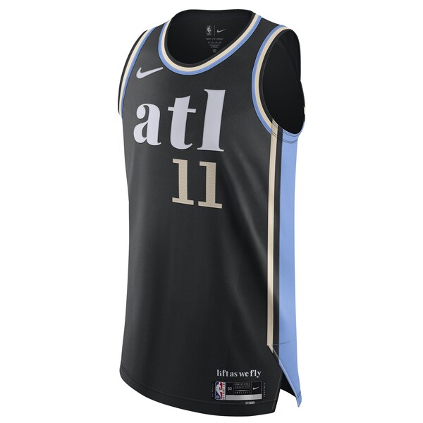 Nike Trae Young Atlanta Hawks  Authentic Jersey - City Edition - Black