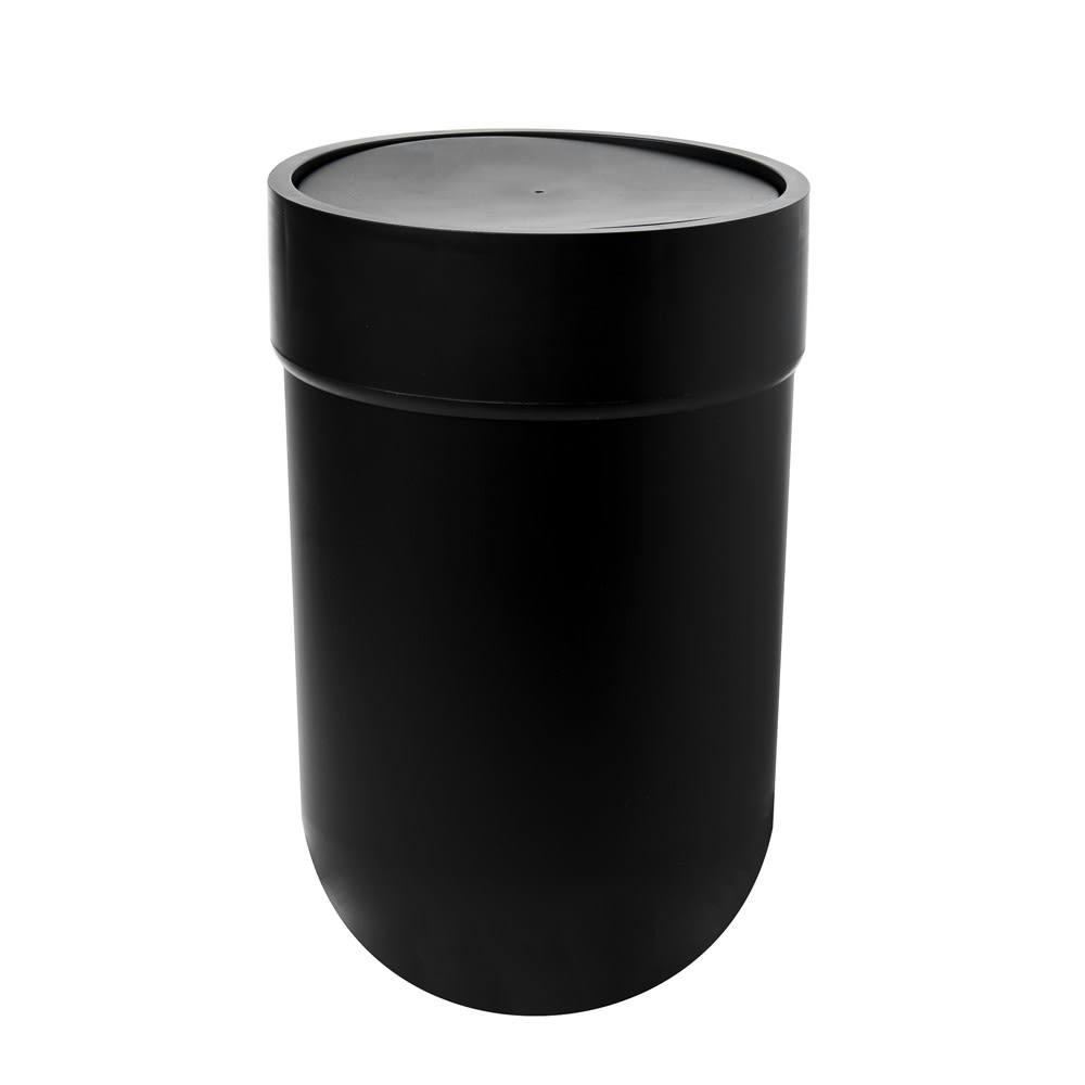 TOUCH - Poubelle touch plastique noir