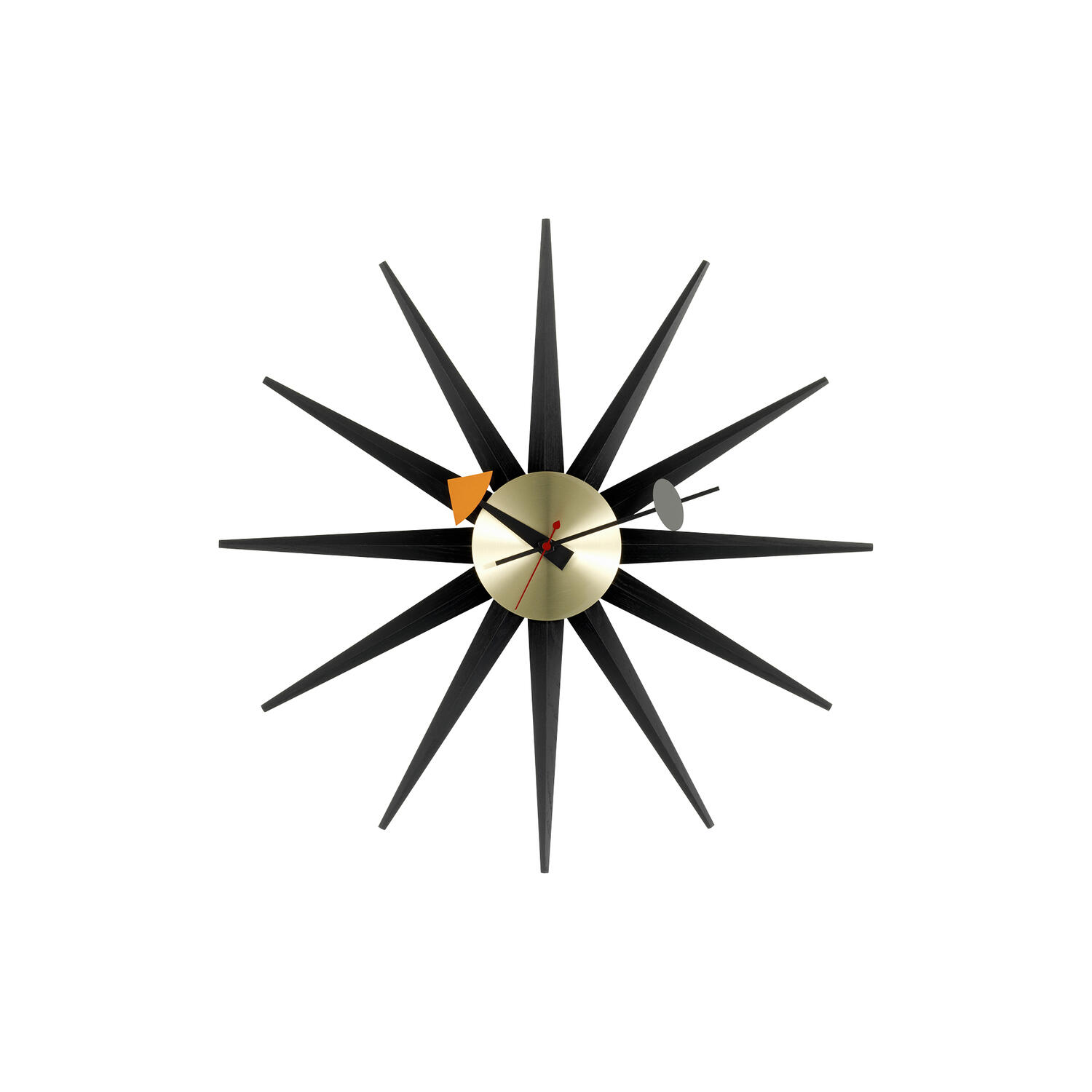 Sunburst v&aelig;gur, black