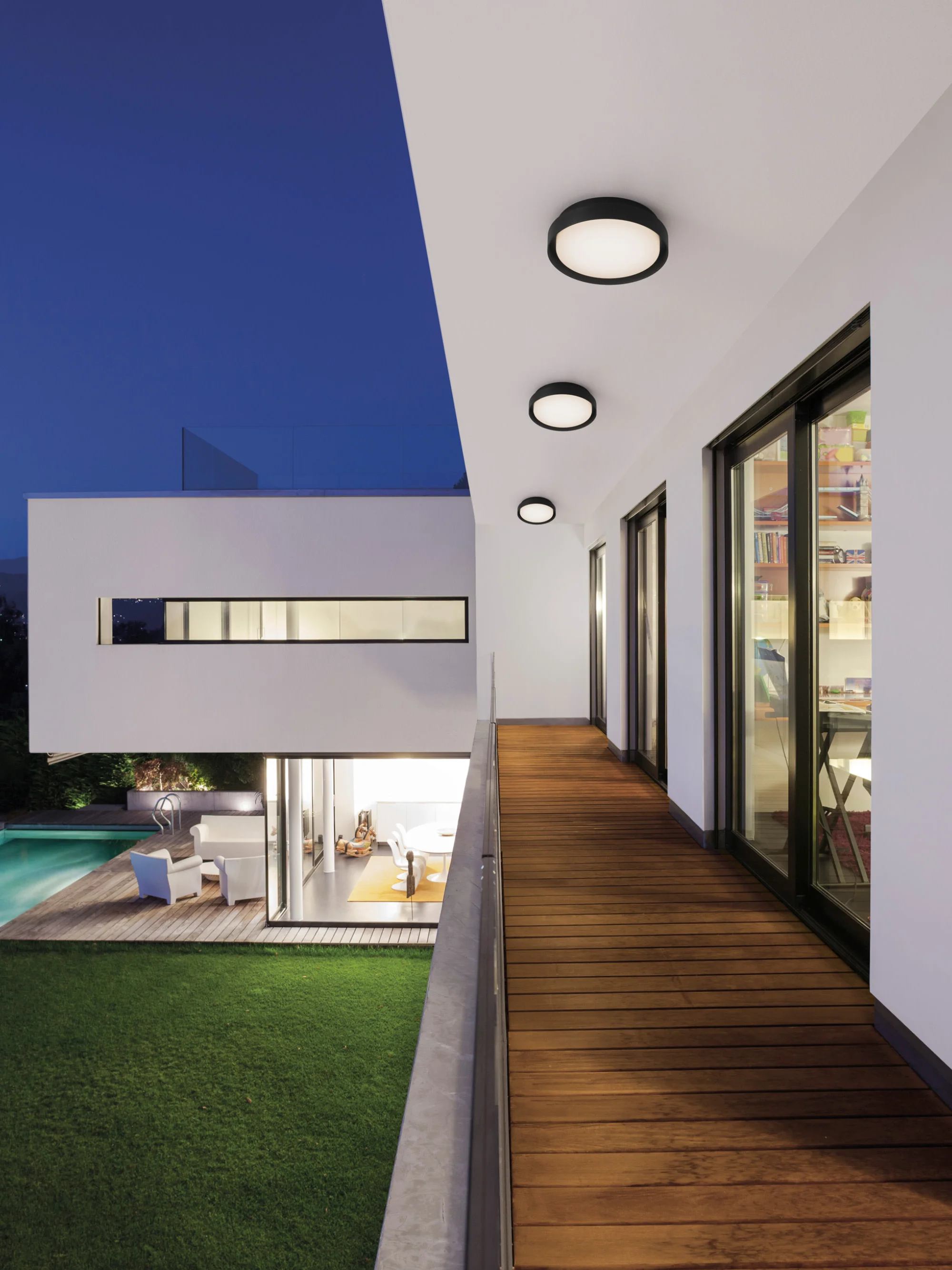 Outdoor-LED-Deckenleuchte Oliver
