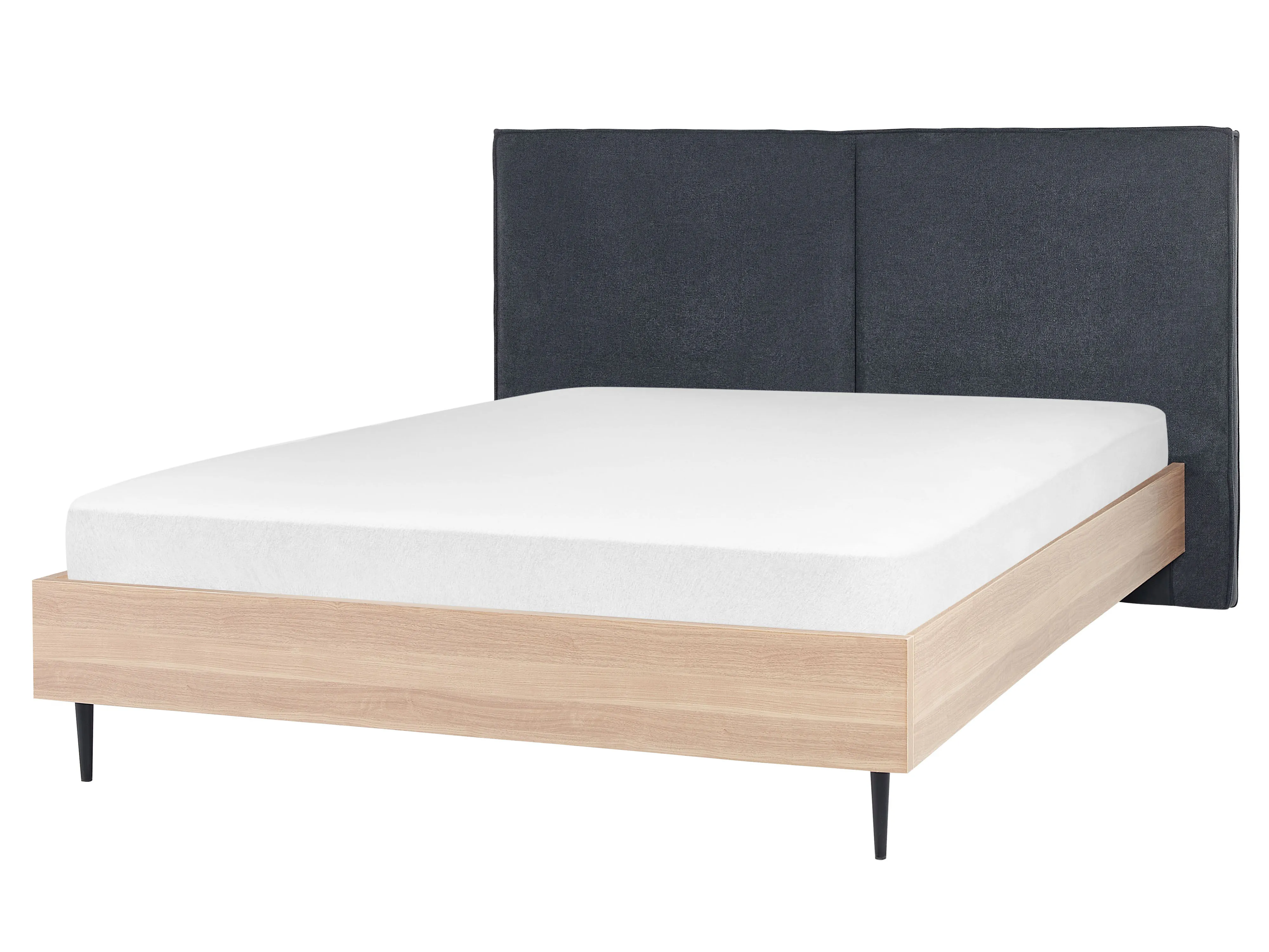 Bed Fabric IZERNORE 140 x 200 cm (EU Double) Dark Grey
