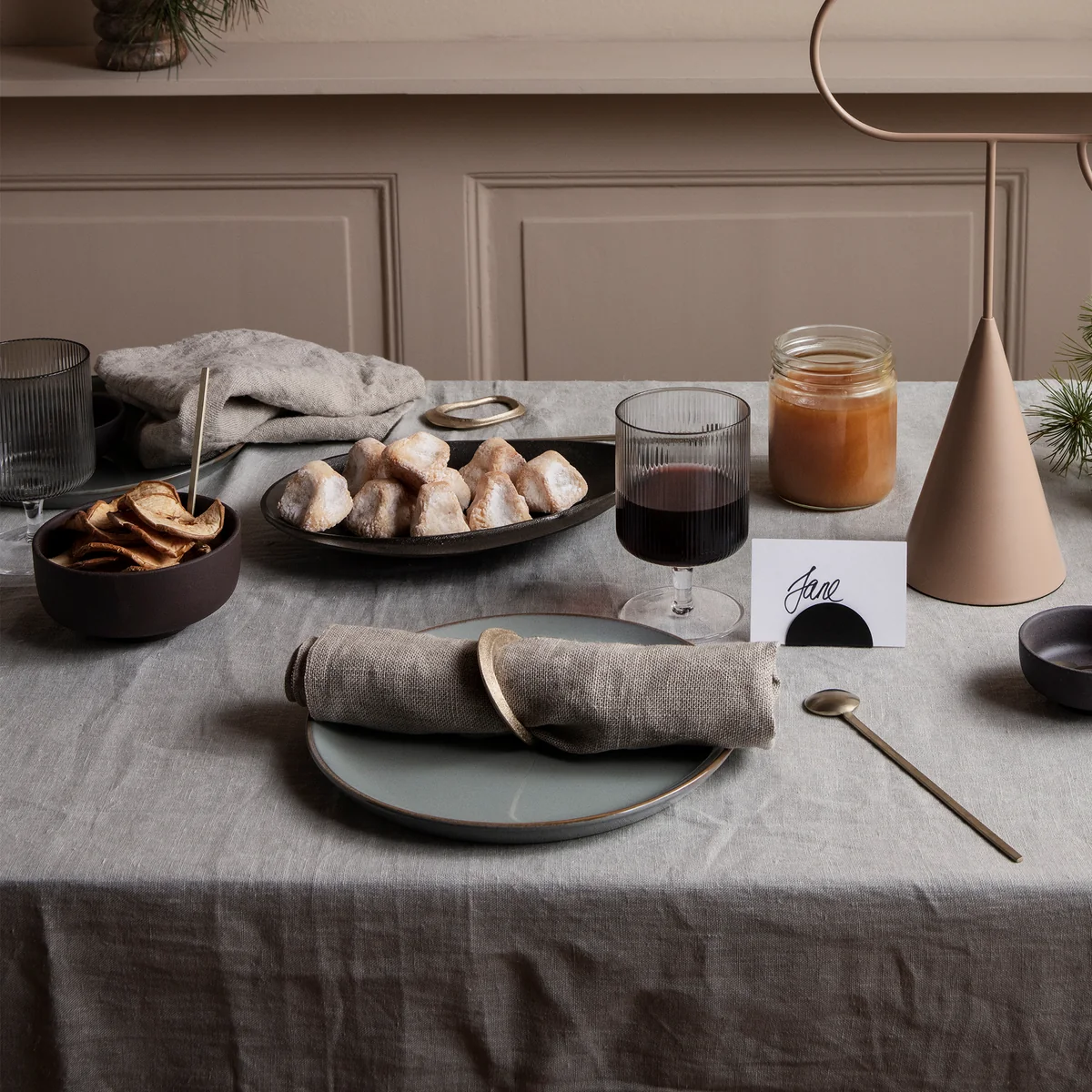 Ferm Living - Ripple Weinglas