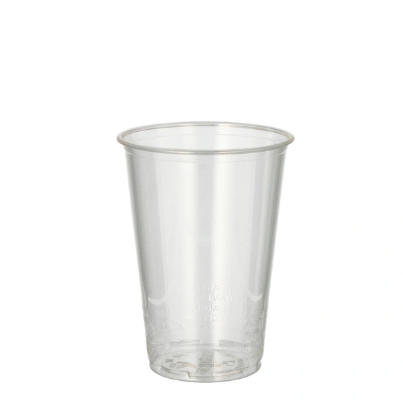 Becher 200 ml, transparent, Bio-Kunststoff (PLA), 100 Stück
