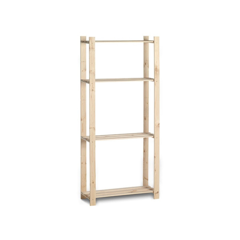 Etagère en bois Woody Rack 175 x 80 x 30 PRACTO HOME