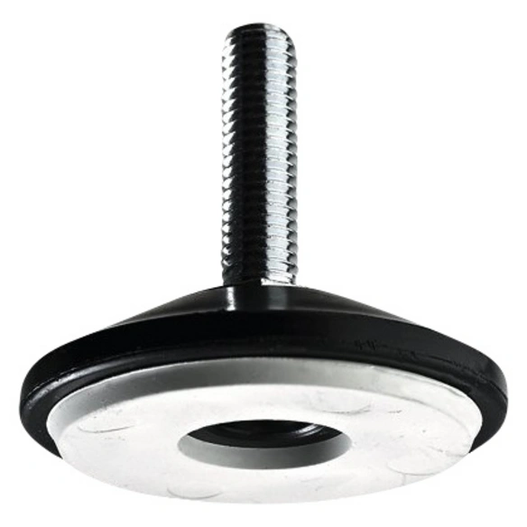 Bodenausgleichsschraube, Ø: 30 mm, schwarz-weiß
