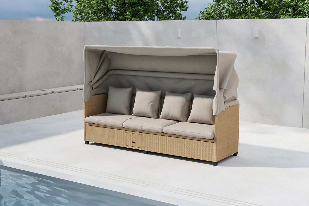 Rebellenclub parasol Rostrup - beige