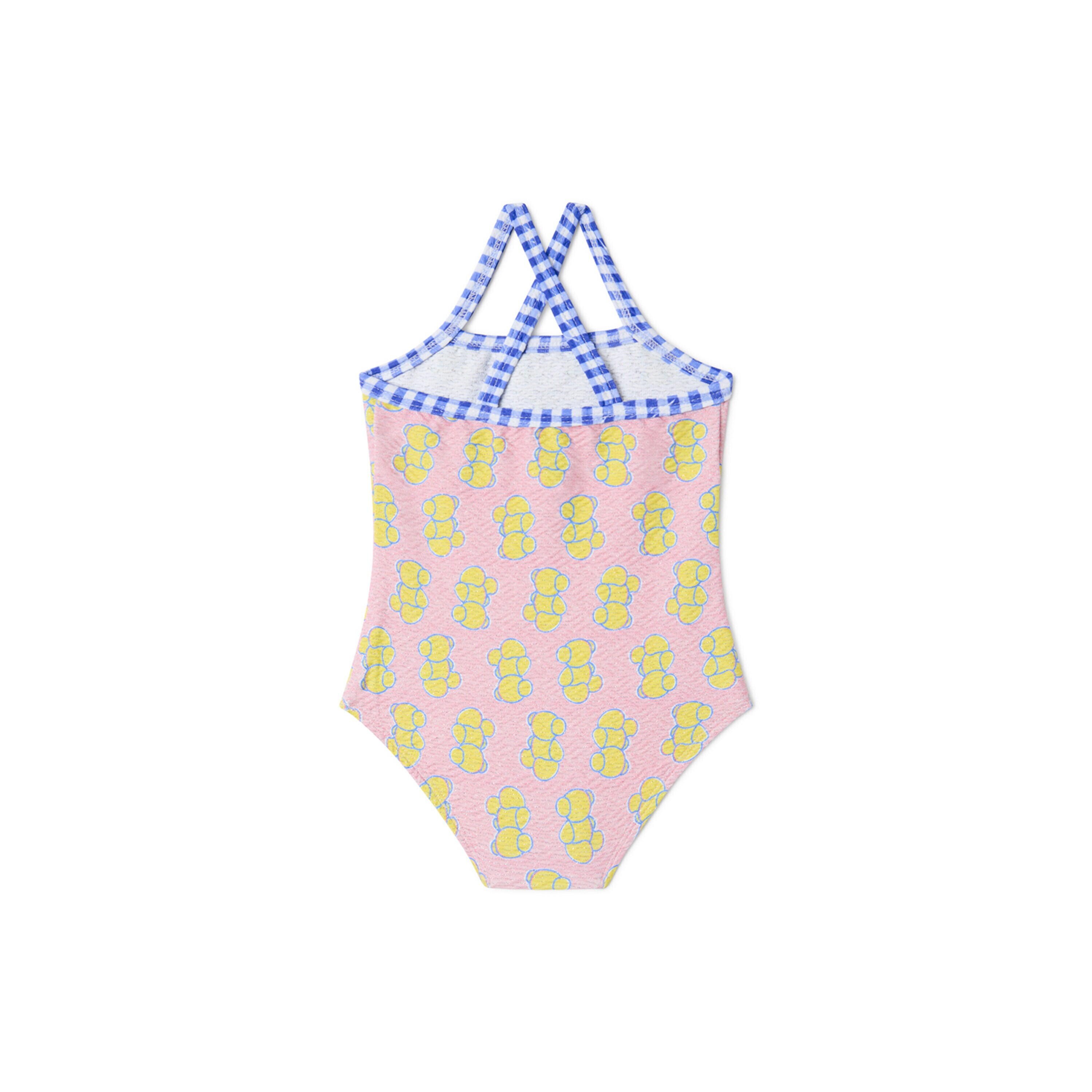 Bañador integral de niña Chic rosa