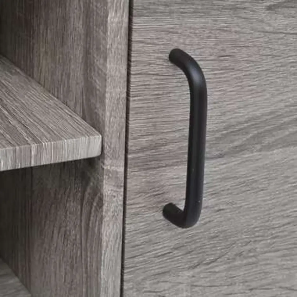 vidaXL - Televisiemeubel - Grijs - MDF