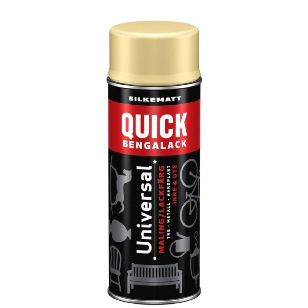 SPRAYMALING QUICK BENGALACK UNIVERSAL SIV SILKEMATT 400ML