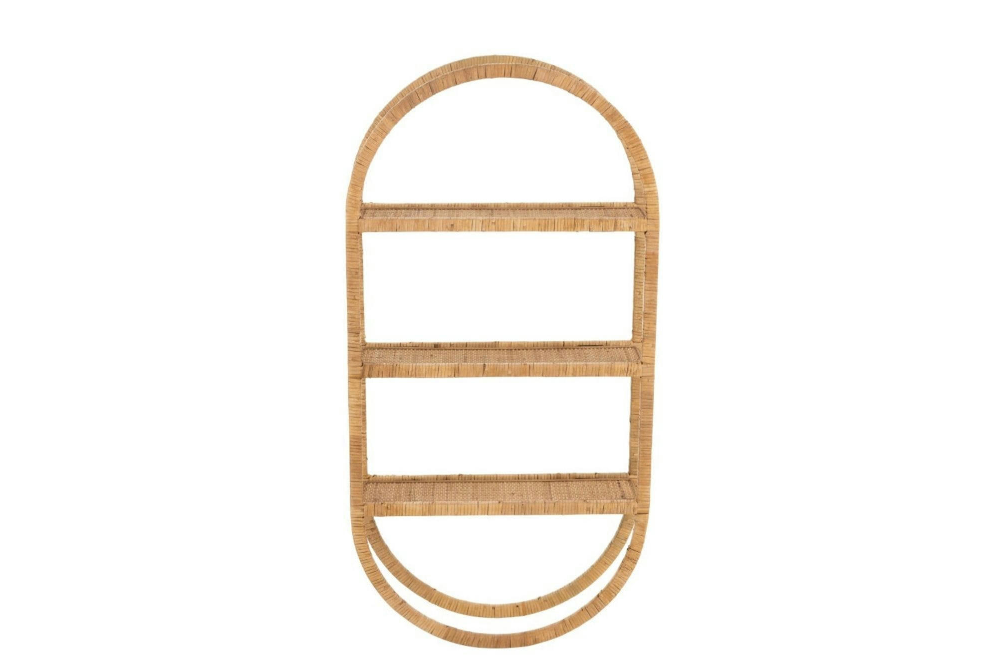 MIKA - Etagère murale en rotin