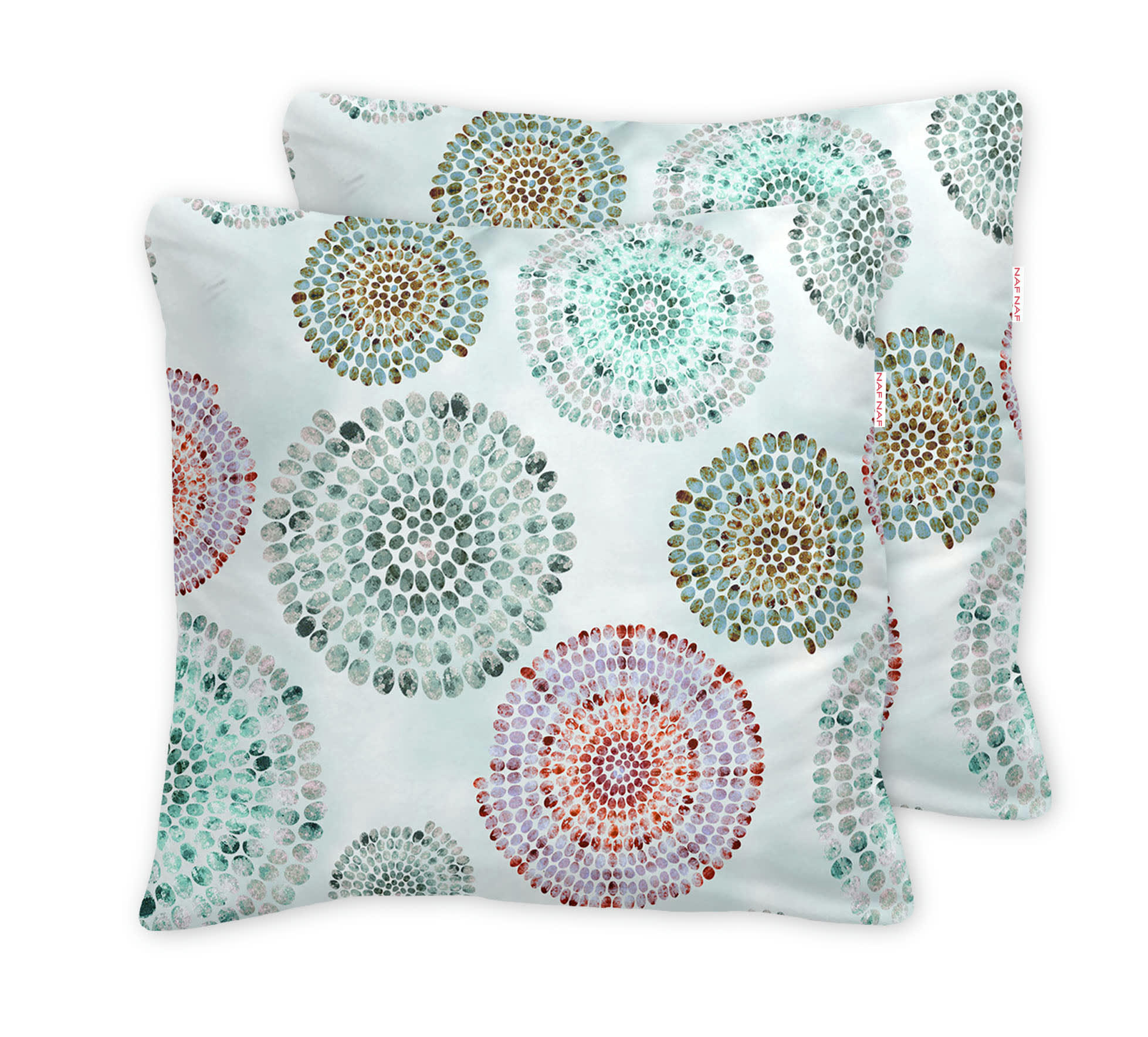 LUNDY TO - 2 taies d'oreiller en coton bicolore 65x65