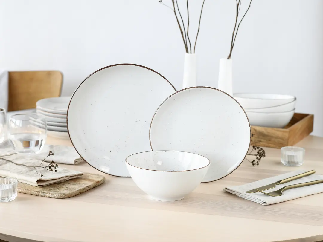 Geschirrset 12-teilig Vintage Nature
