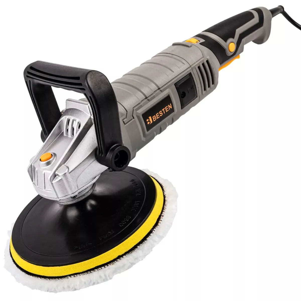 Polerka samochodowa rotacyjna BESTEN 1400W regulacja 180 mm