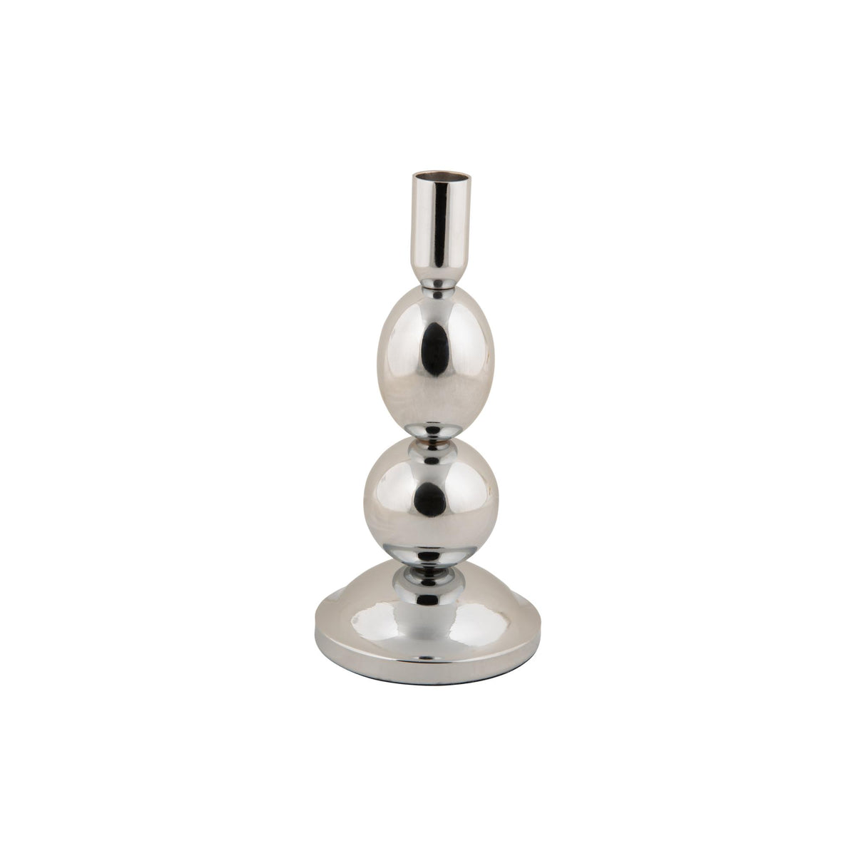 Present Time kandelaar Dazzle Medium - zilver - Ø10cm