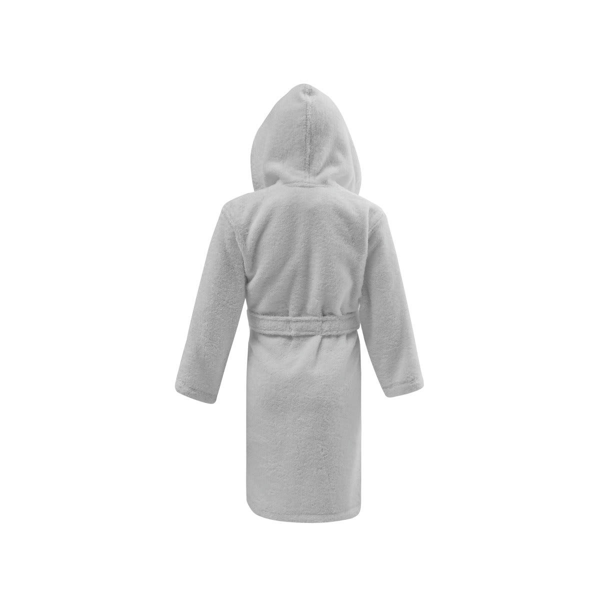 STUDIO - Peignoir enfant à capuche 400 g/m²  blanc 08/10 ans