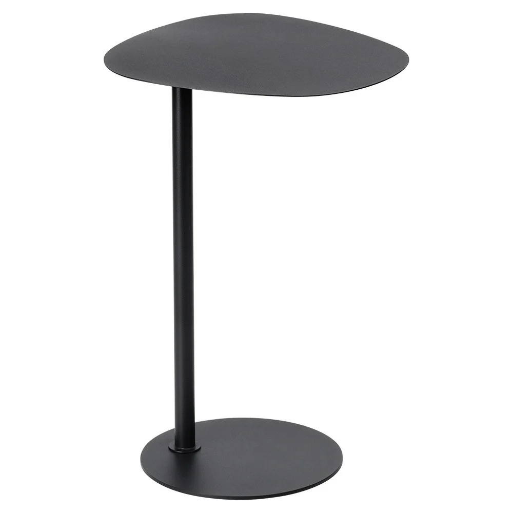 Stolik kawowy metalowy czarny 35x25x53 cm