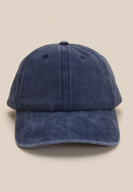 Mens Dark Blue Baseball Cap