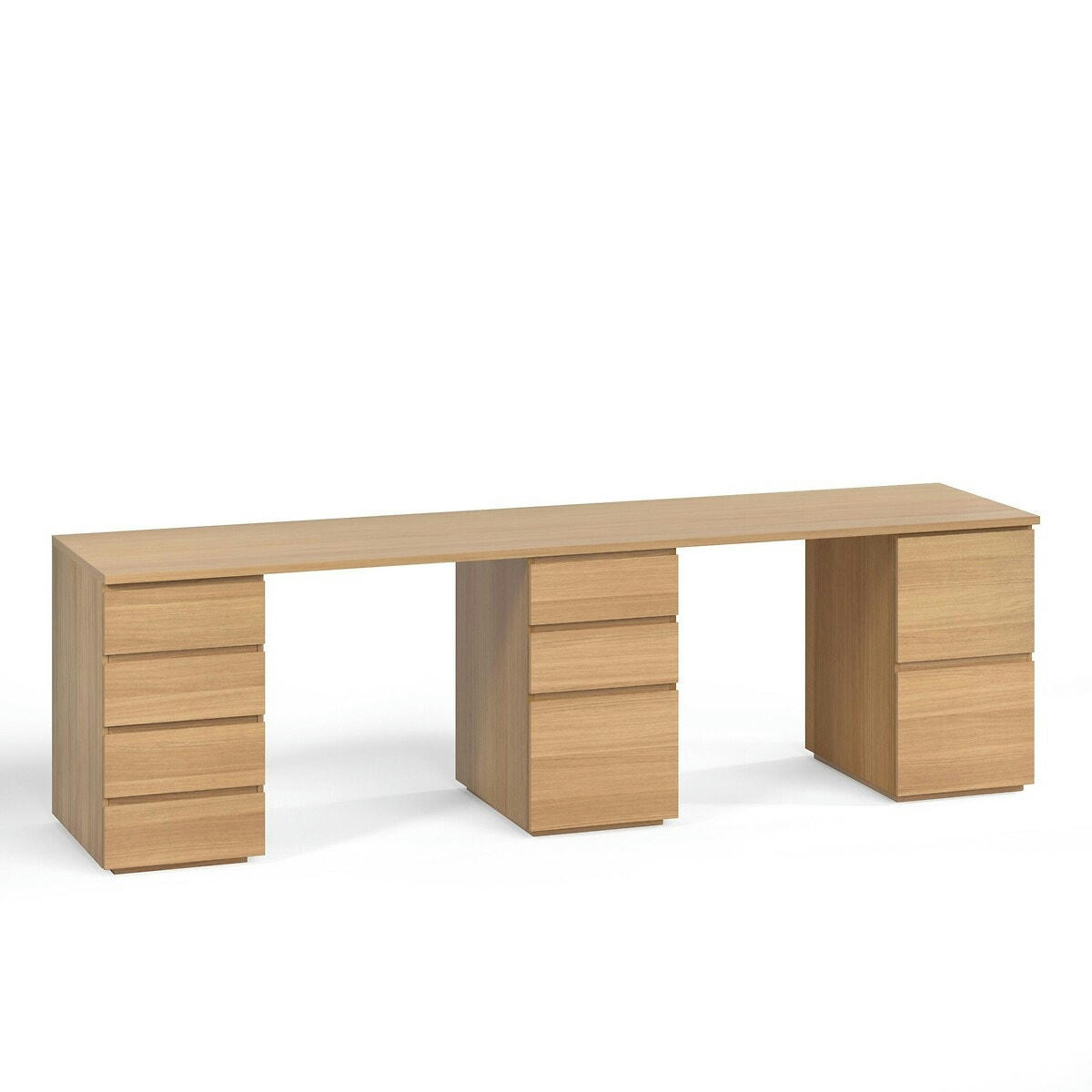 Plateau de bureau plaqué chêne L250cm, Working