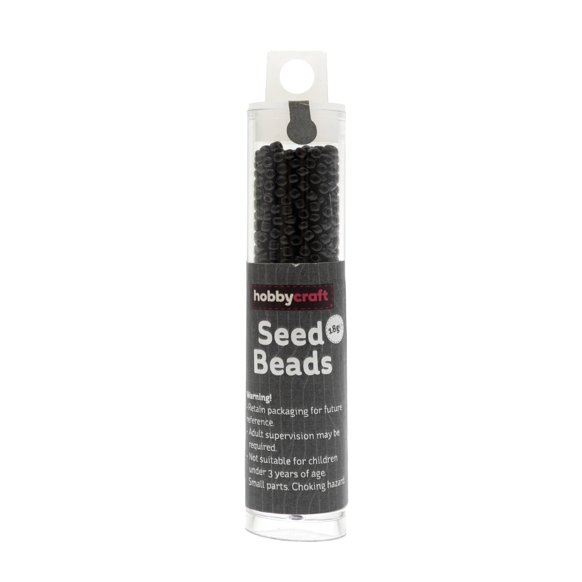 Black Seed Beads 2mm 18g