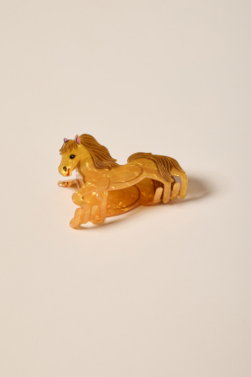 Horse Marble Hair Claw