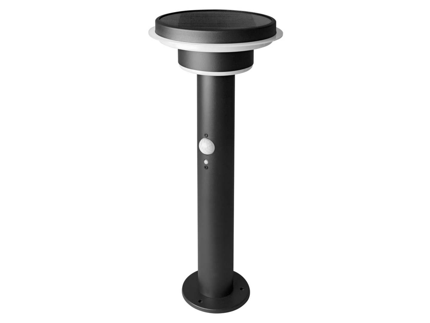 Lampa solarna Endura Style LED 40 cm stalowa czarna