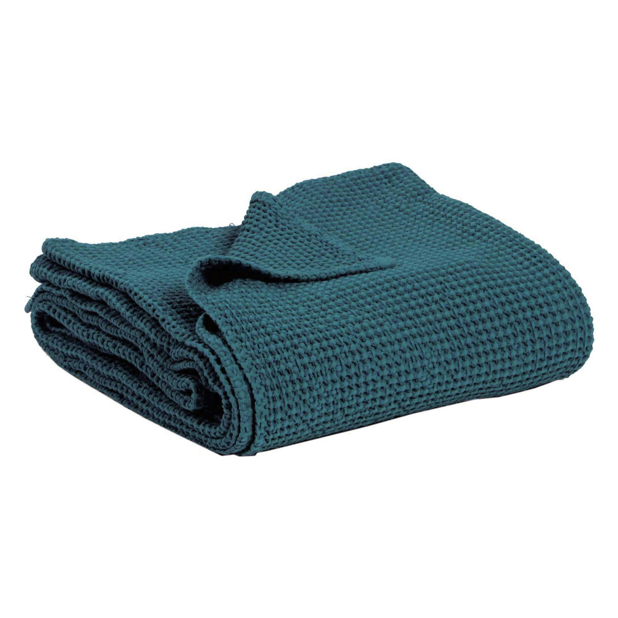 MAIA - Jete  en coton topaze 180 x 260