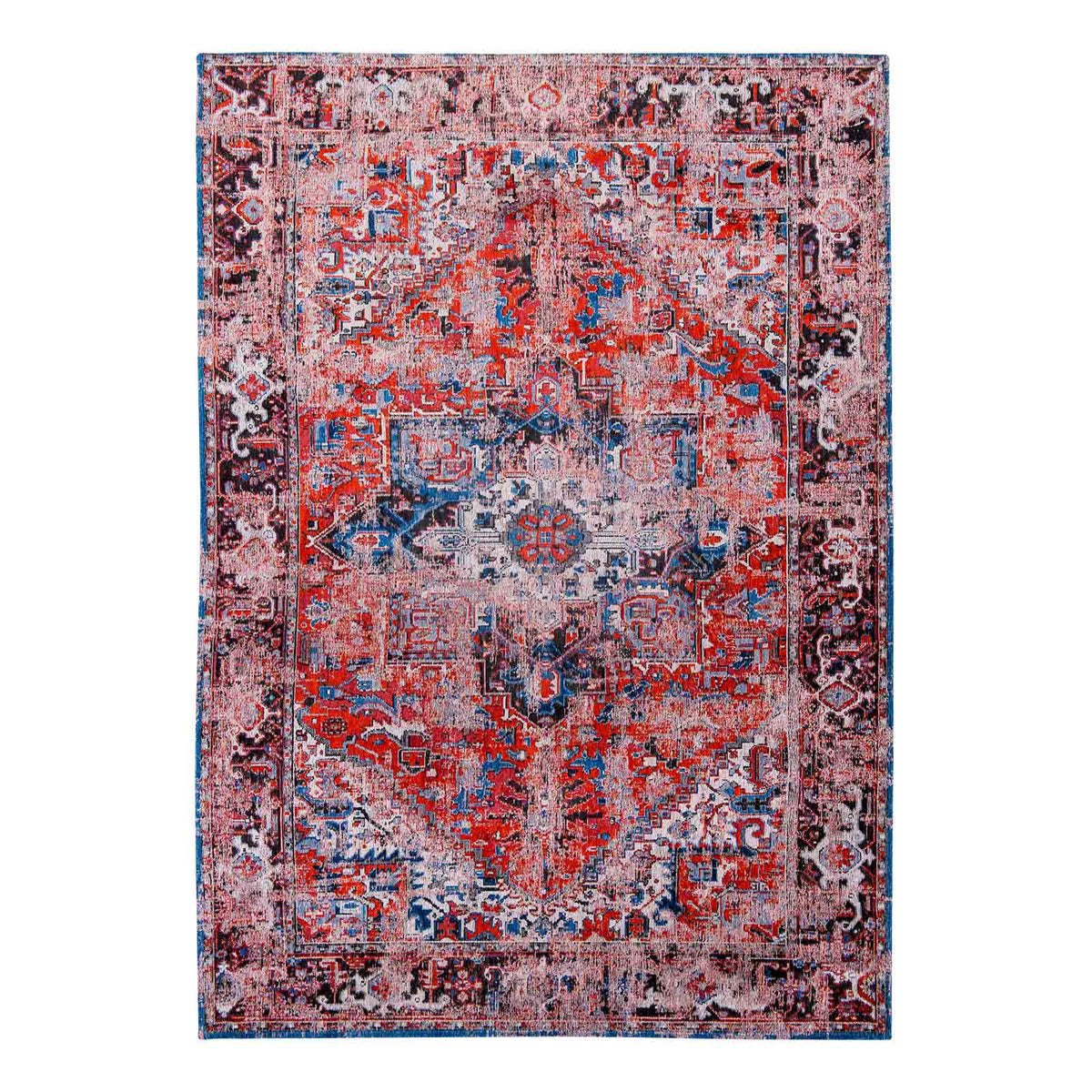 Louis De Poortere vloerkleed Classic Brick - rood - 170x240cm