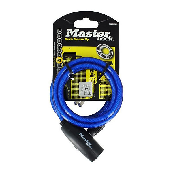 Masterlock antivol cable 8mm serrure a cles
