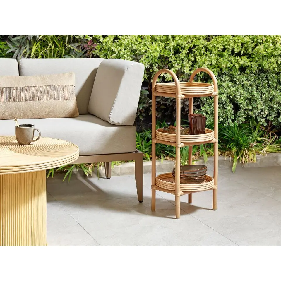 TROOLIE - Bijzettafel - Natuurlijk - Rotan