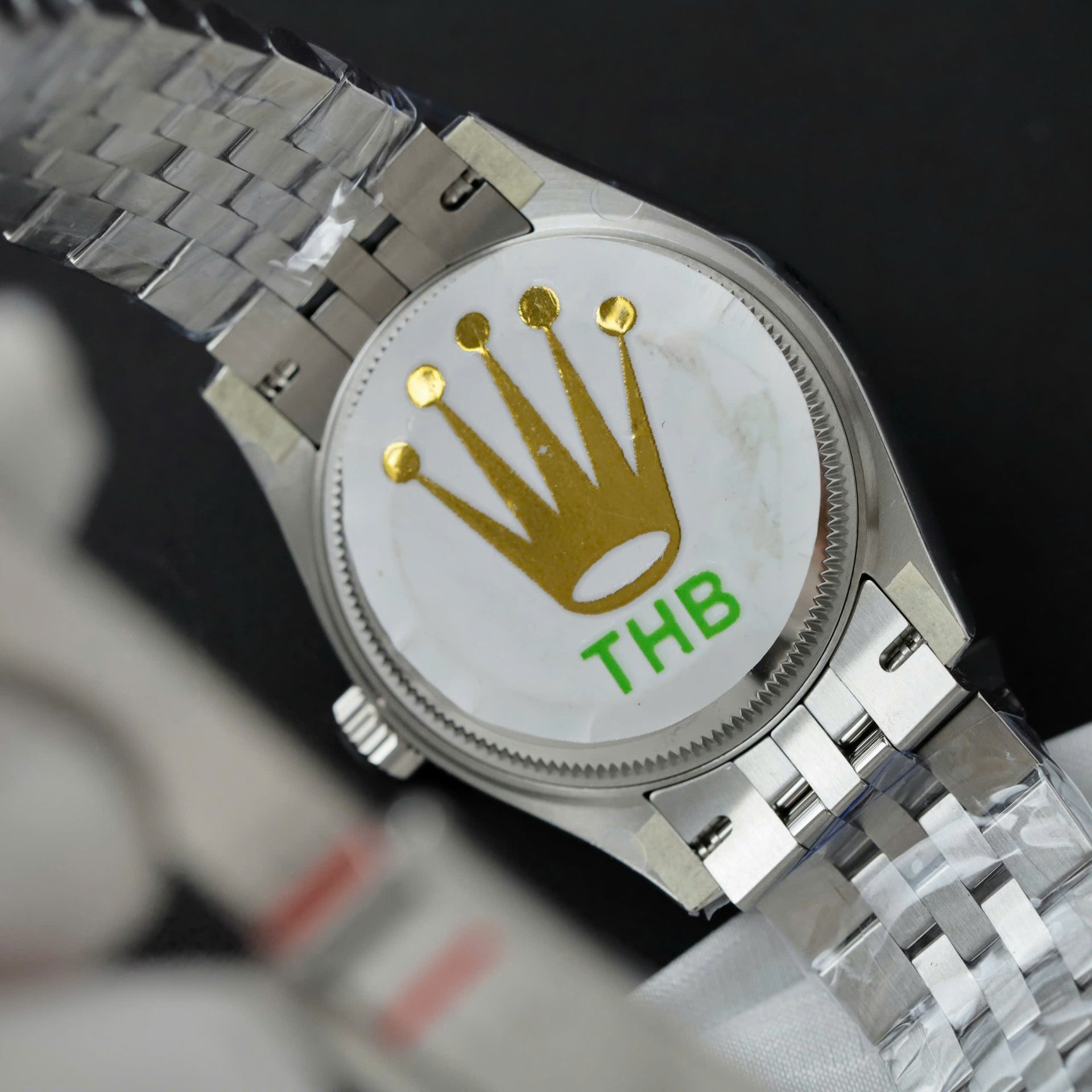 Rolex Datejust 316L Steel Black Dial With Diamonds 31mm Jub THBF Replica