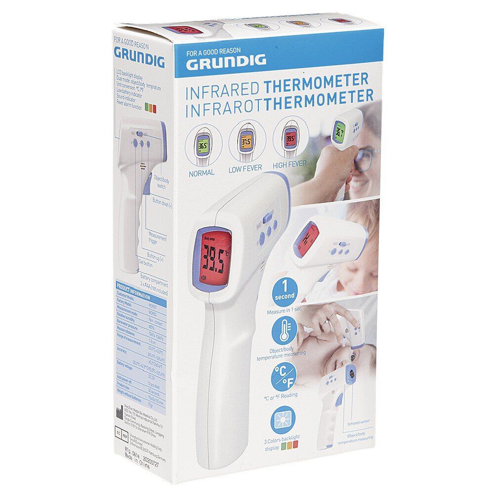 Thermomètre frontal infrarouge Grundig