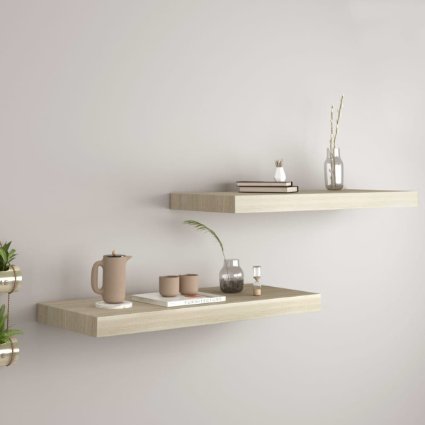 Półka ścienna Brąz 60 x 23.5 x 3.8 cm MDF vidaXL