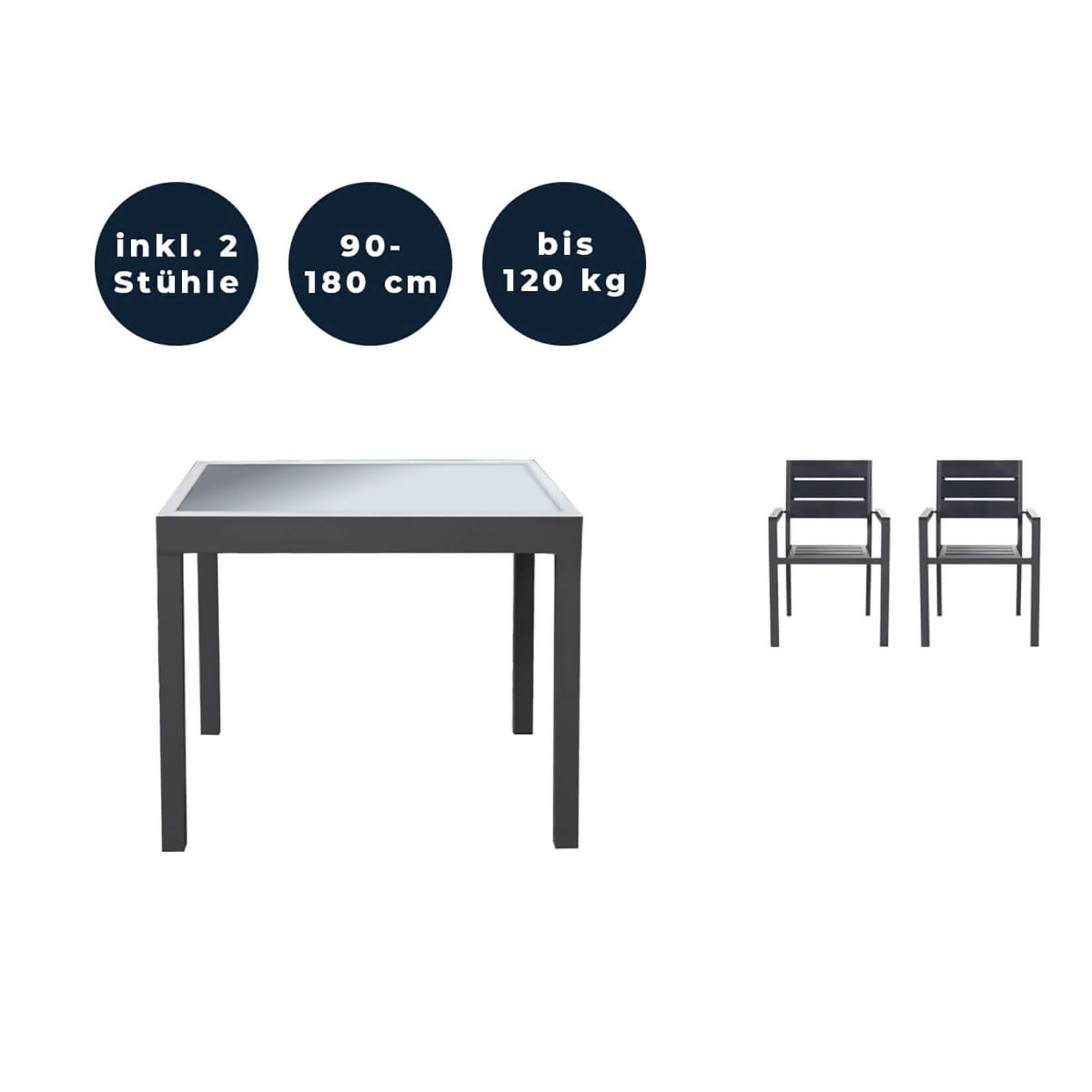 Home Deluxe Zitgroep VERANO MADERA Hoeveelheid: 3 stuks.