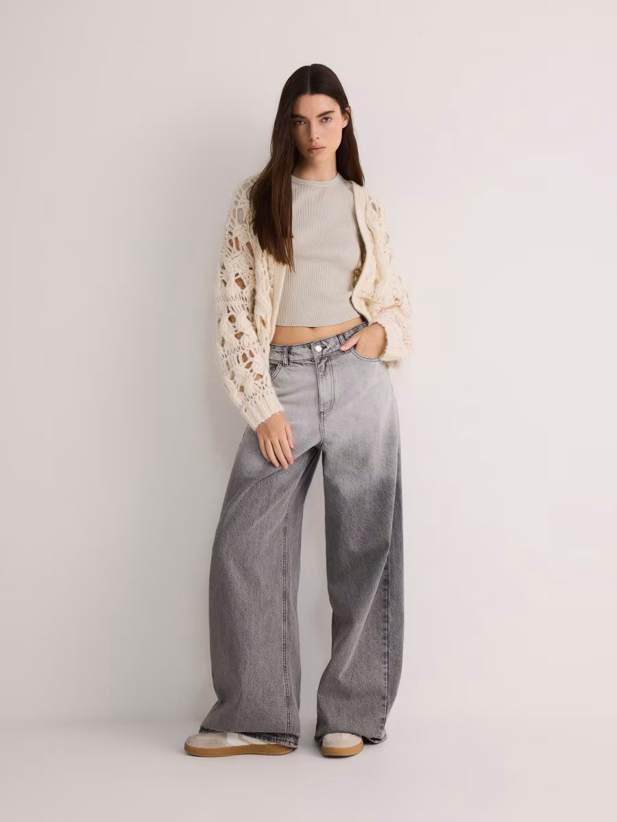Rib Knit Cotton Rich T-Shirt