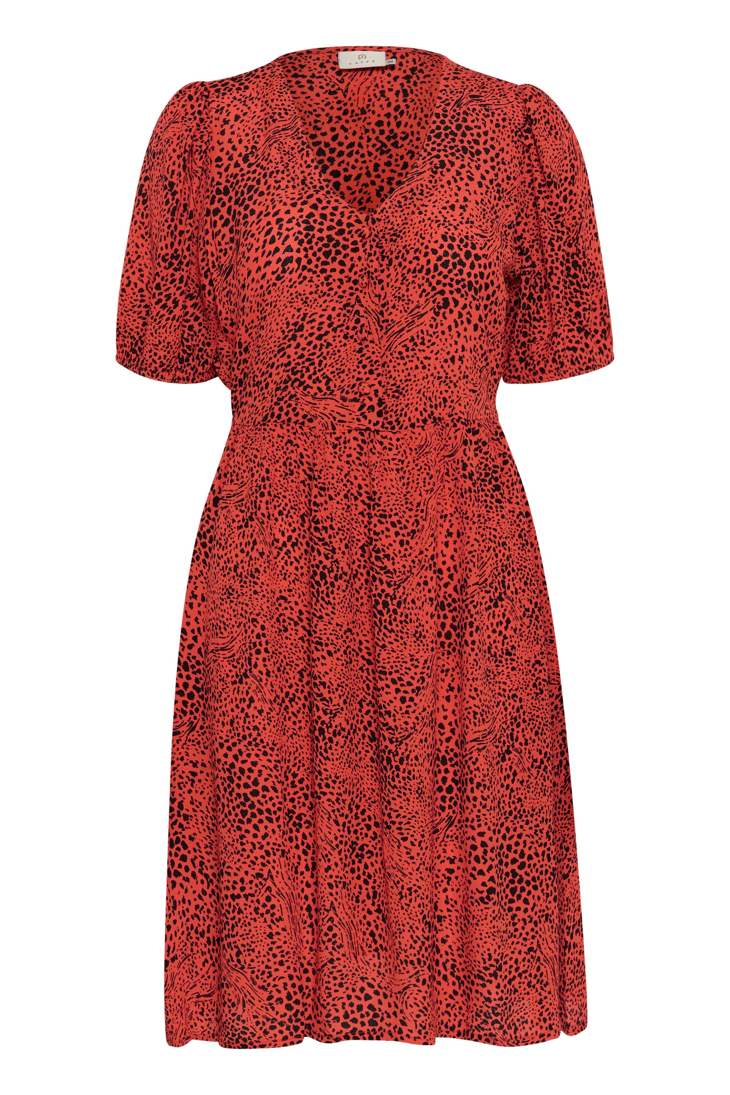 Kaffe KAliana V-Neck Short Sleeve Mini Dress