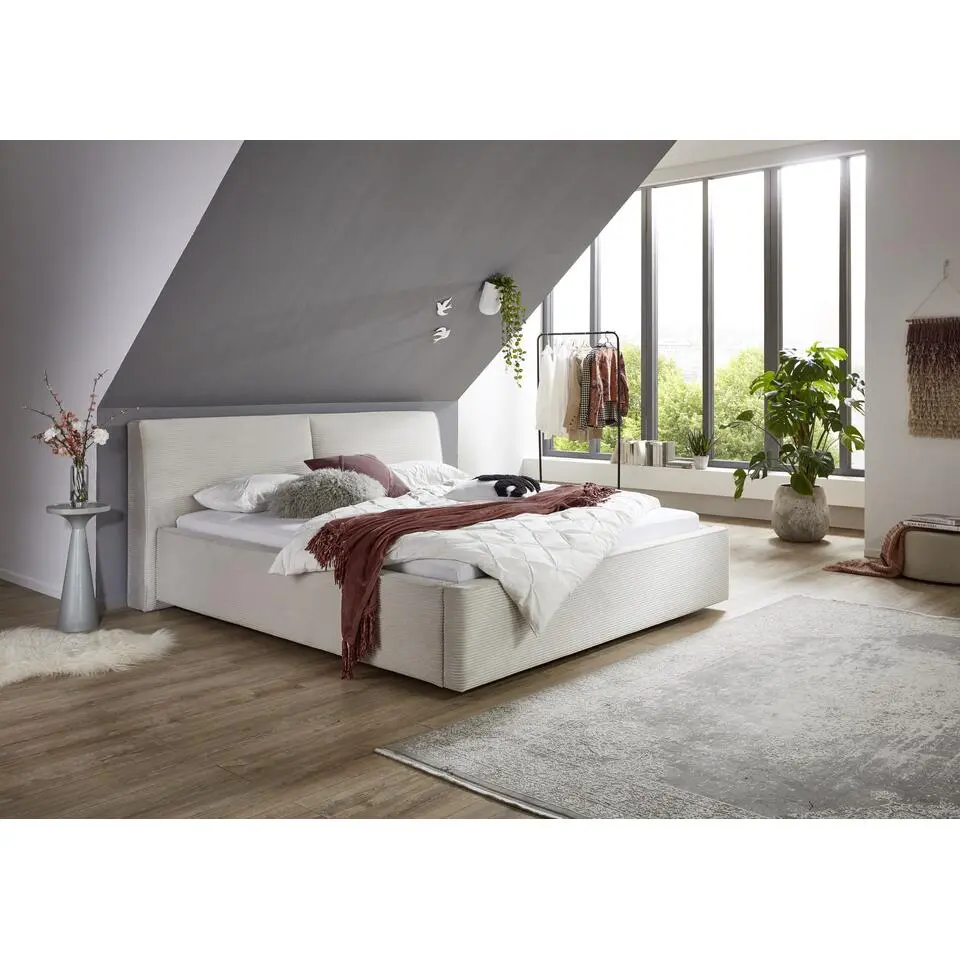 Kofferbed Mitoma - 180 x 200 cm - Beigekleurig design