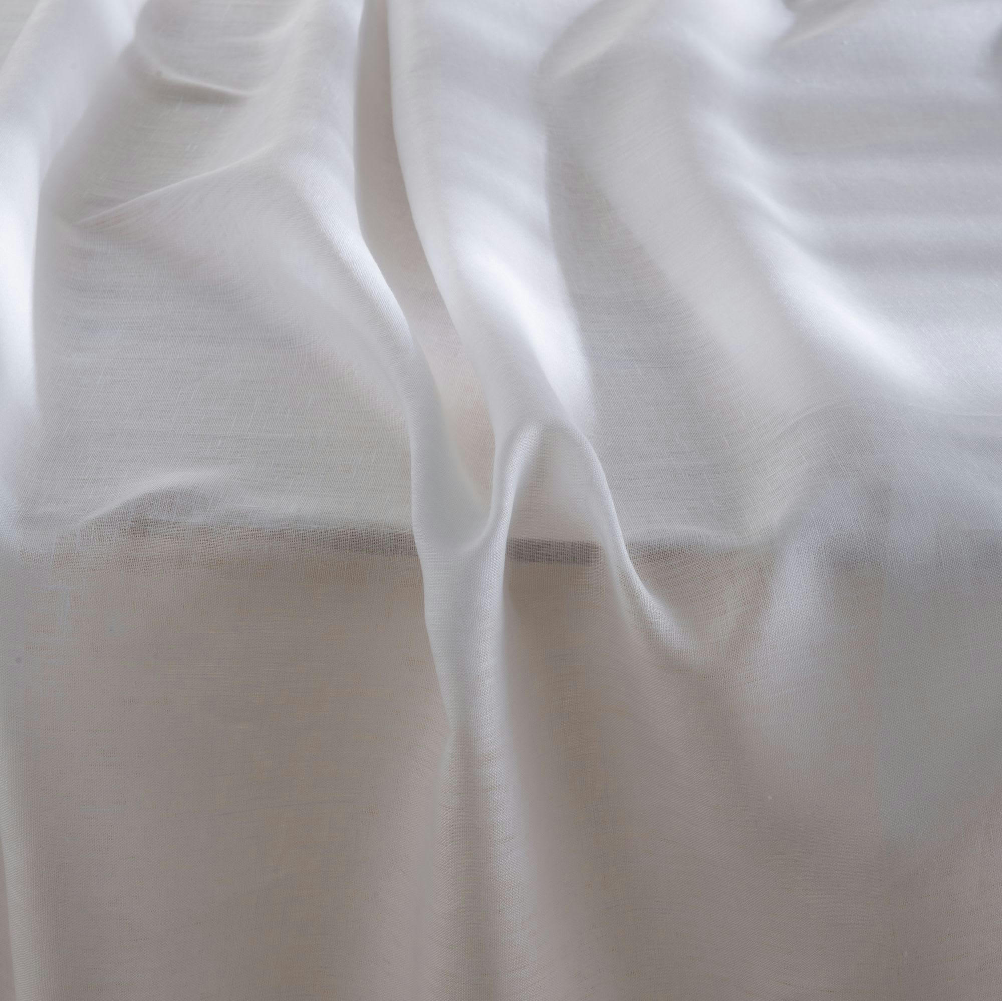 LINEN BLANCO - Nappe en 100% lin blanc 150x100 cm