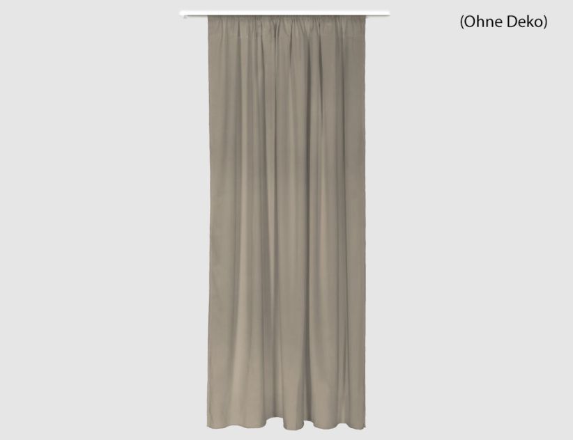 Schal mit Band Tore Taupe I