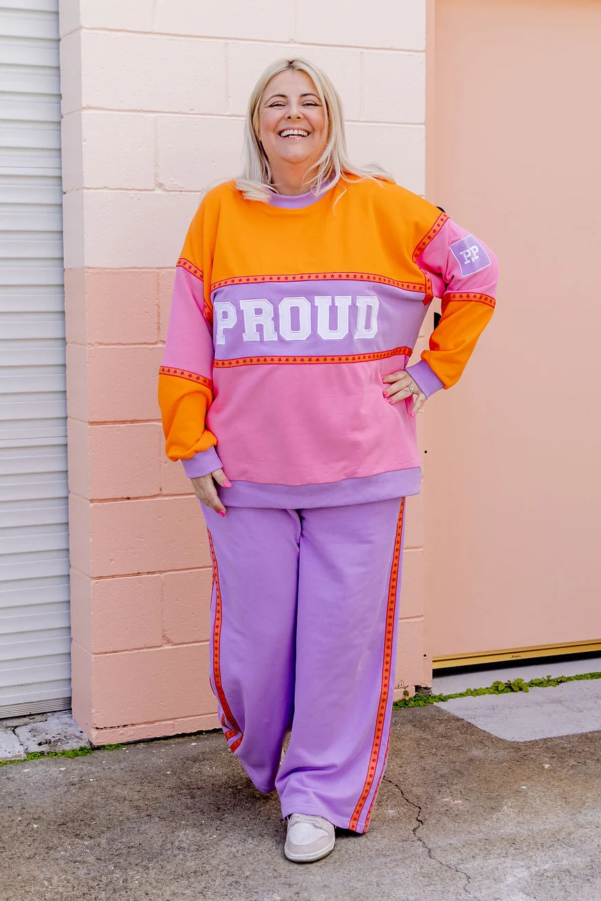 Team PP Pants in Fluro Lilac
