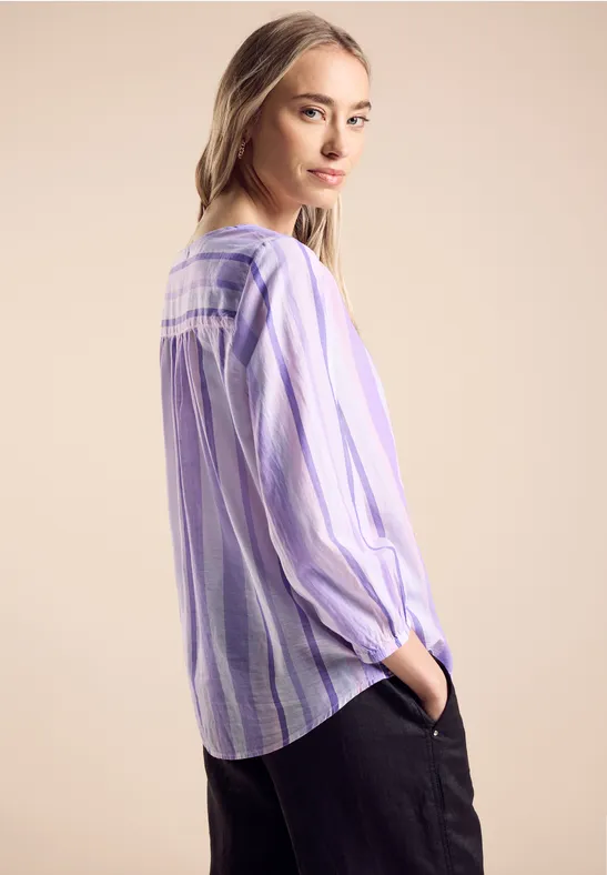 Sommer Bluse mit Streifen