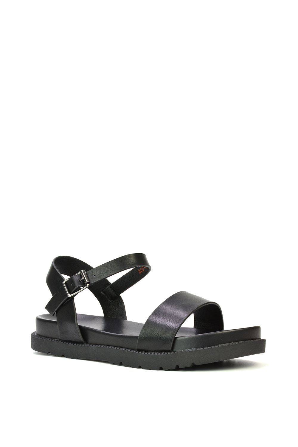 XY London Grace' Two Strap Open Toe Platform Sandal Shoes