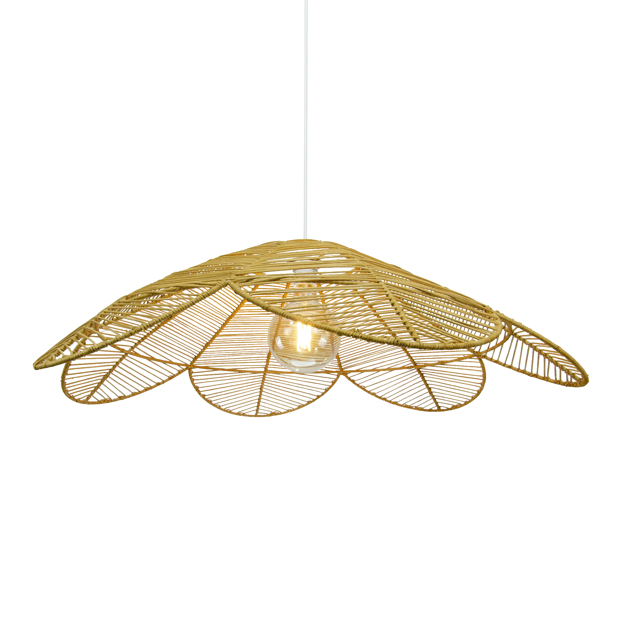 Suspension ANDENE coloris naturel 24 x 85 cm